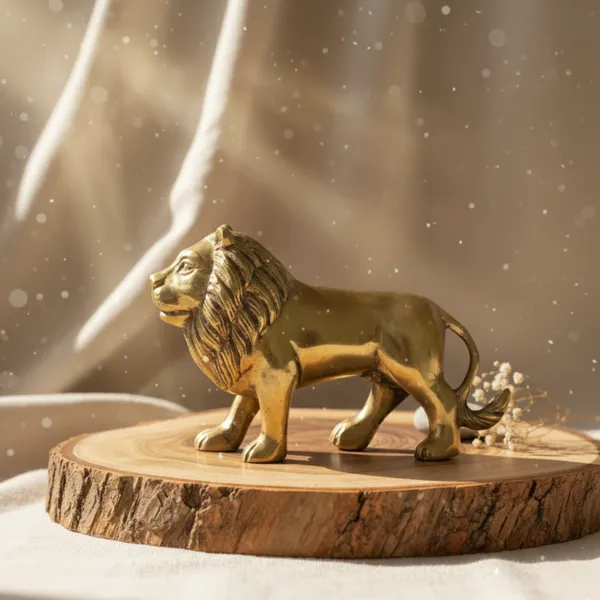 Golden_Brass_Premium_&_Elegant_Lion_Idol_For_Home_Vastu_Treatment