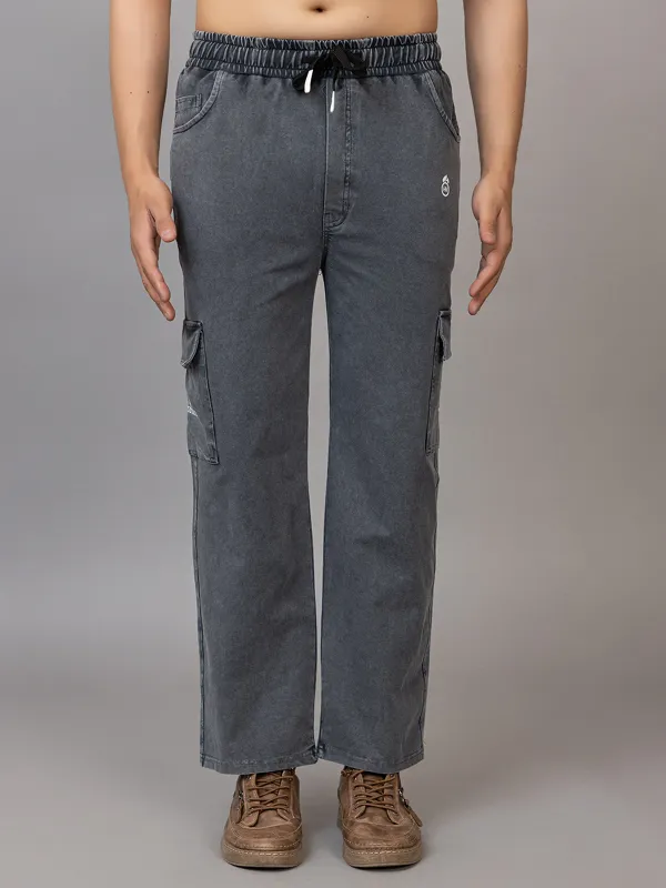 Grey_Cotton_Cargos_For_Men