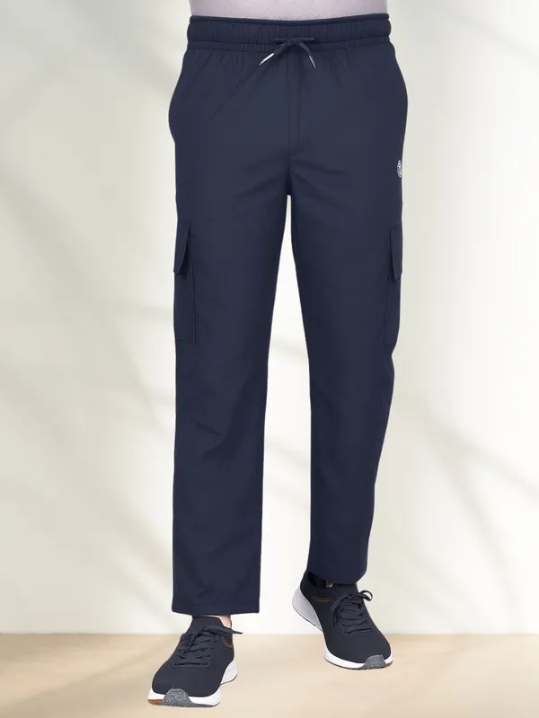 Dark_Blue_Nylon_Cargos_For_Men