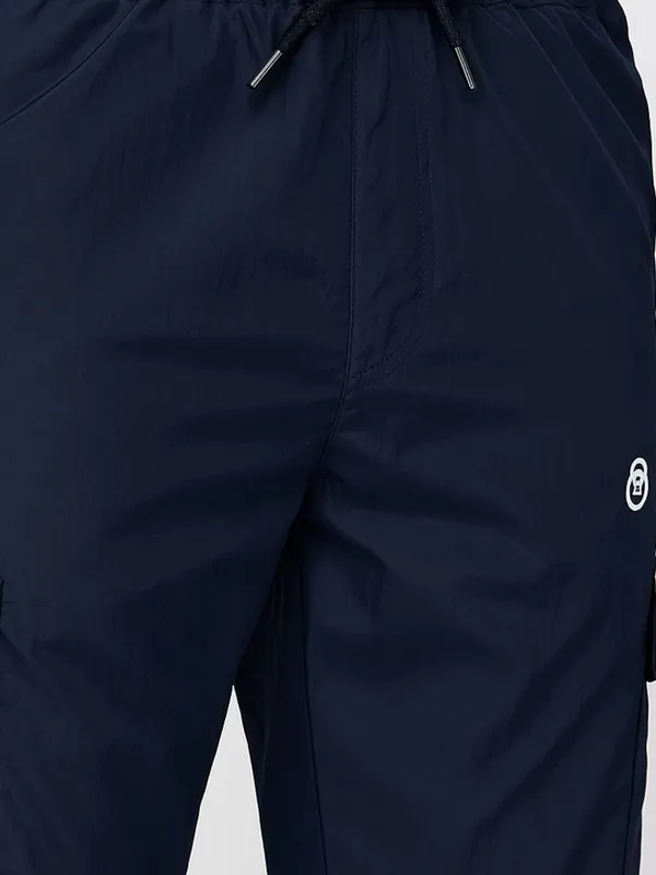 Dark_Blue_Nylon_Cargos_For_Men