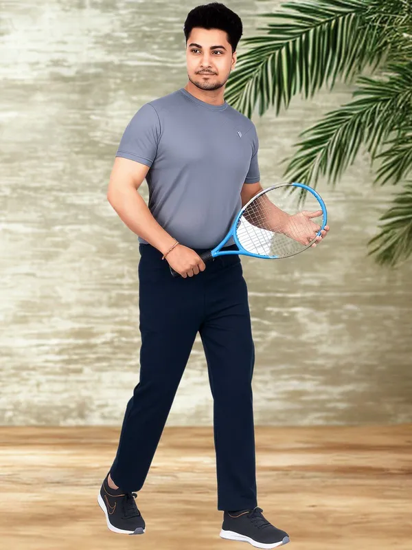 Dark_Blue_Nylon_Cargos_For_Men
