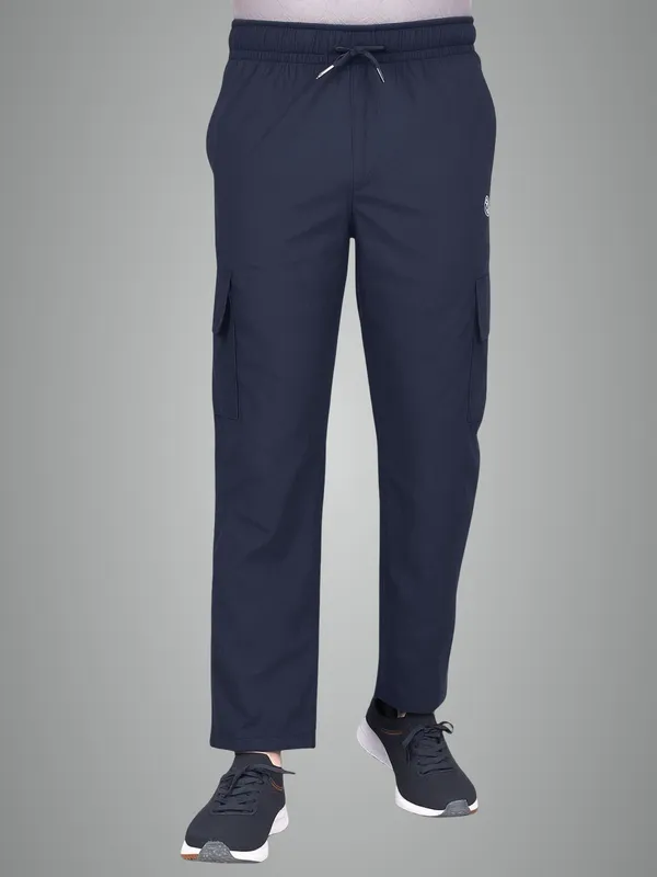 Dark_Blue_Nylon_Cargos_For_Men