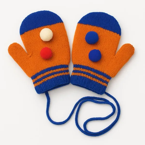 Orange_&_Blue_Wool_Blend_Glove_For_Baby_Boys_&_Baby_Girls