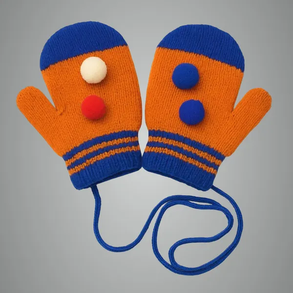 Orange_&_Blue_Wool_Blend_Glove_For_Baby_Boys_&_Baby_Girls
