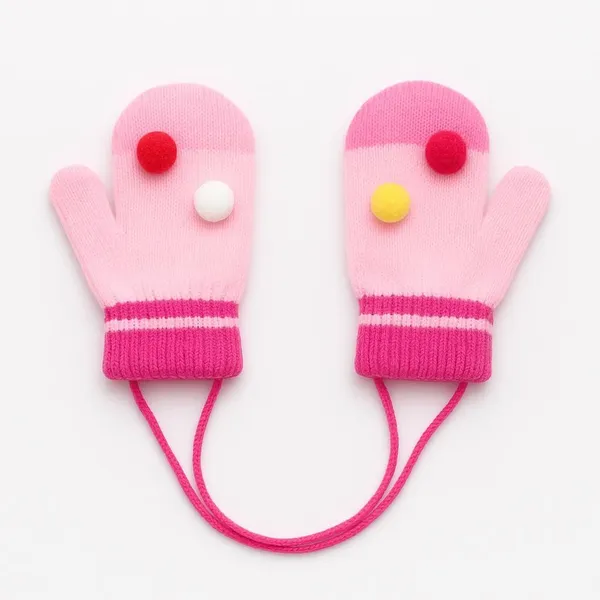 Soft_Pink_Wool_Blend_Glove_For_Baby_Boys_&_Baby_Girls