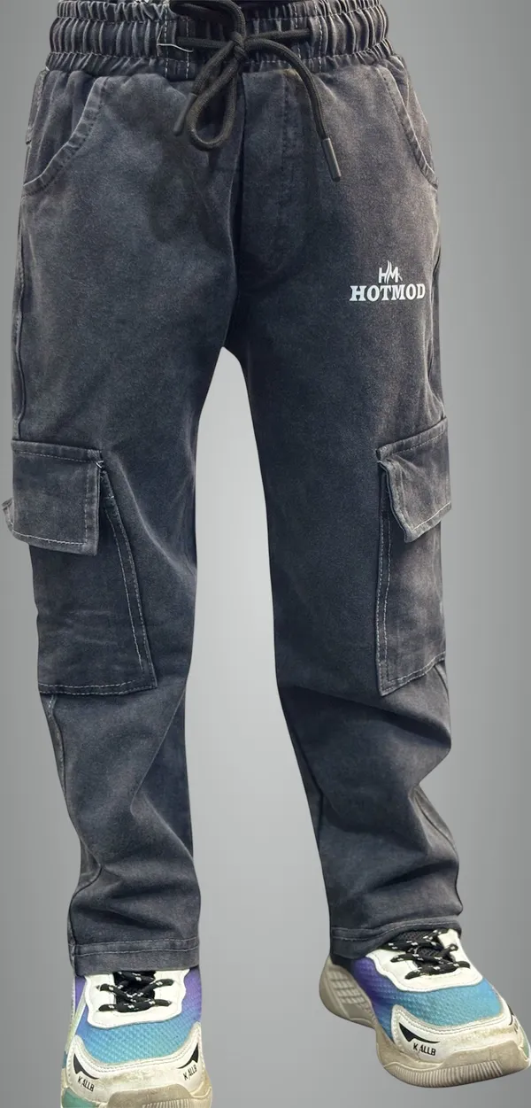 Grey_Cotton_Cargos_For_Boys