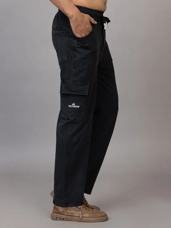 Black_Pure_Cotton_Solid_Track_Pants_For_Men
