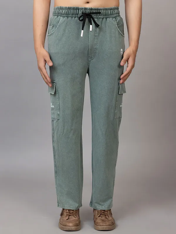 Light_Green_Pure_Cotton_Solid_Track_Pants_For_Men