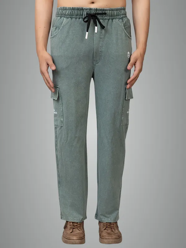 Light_Green_Pure_Cotton_Solid_Track_Pants_For_Men