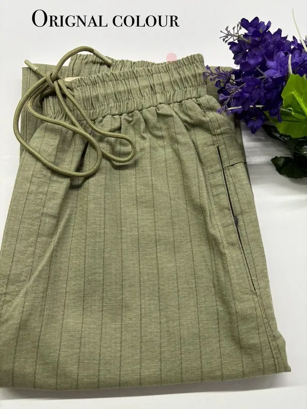 Olive_Pure_Cotton_Striped_Track_Pants_For_Men