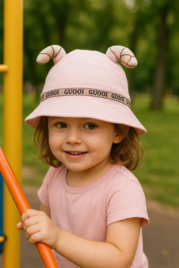 Pink_Pure_Cotton_Cap_For_Boys_&_Girls