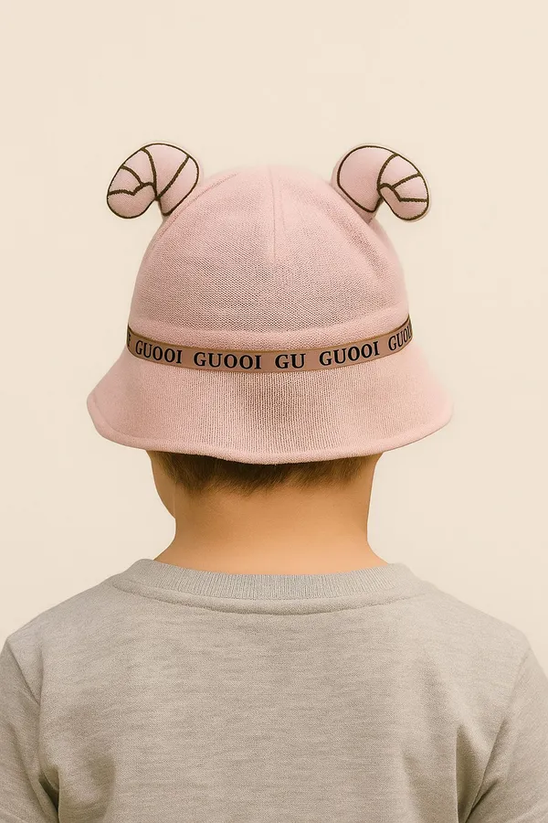 Pink_Pure_Cotton_Cap_For_Boys_&_Girls
