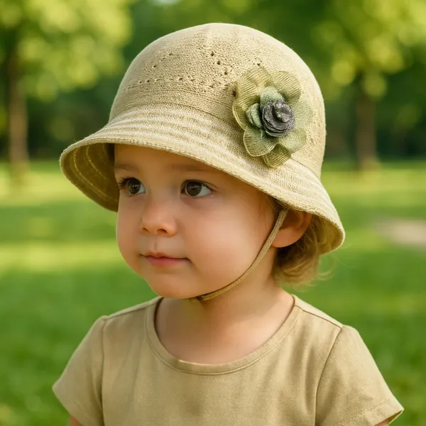 Beige_Pure_Cotton_Cap_For_Boys_&_Girls