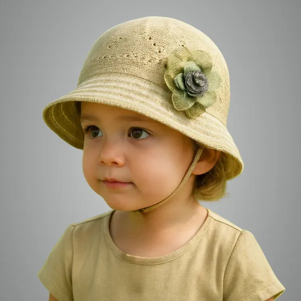 Beige_Pure_Cotton_Cap_For_Boys_&_Girls