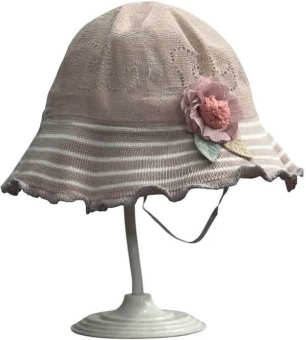 Beige_Pure_Cotton_Cap_For_Boys_&_Girls