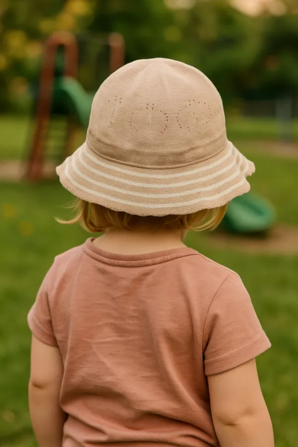 Beige_Pure_Cotton_Cap_For_Boys_&_Girls