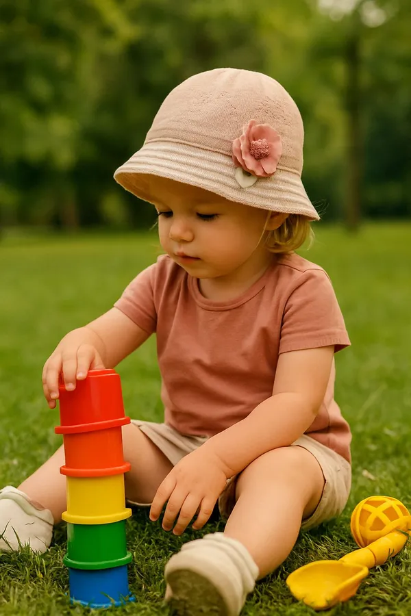 Beige_Pure_Cotton_Cap_For_Boys_&_Girls