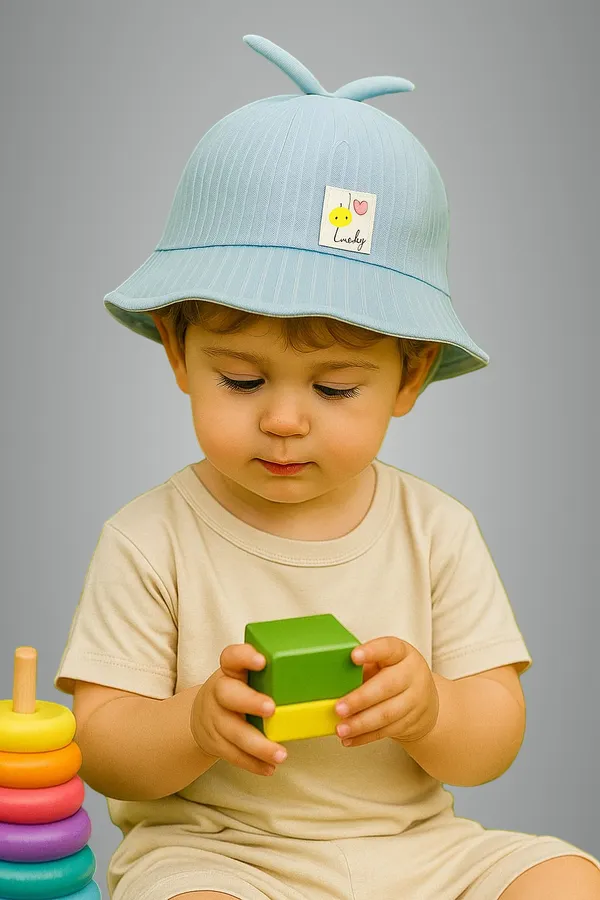 Light_Blue_Pure_Cotton_Cap_For_Boys_&_Girls