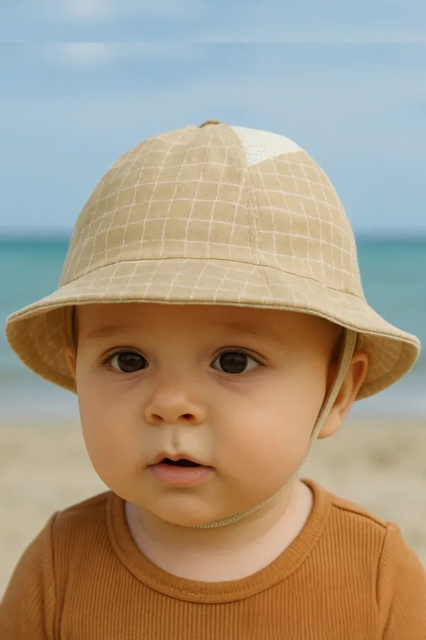 Brown_Pure_Cotton_Cap_For_Boys_&_Girls