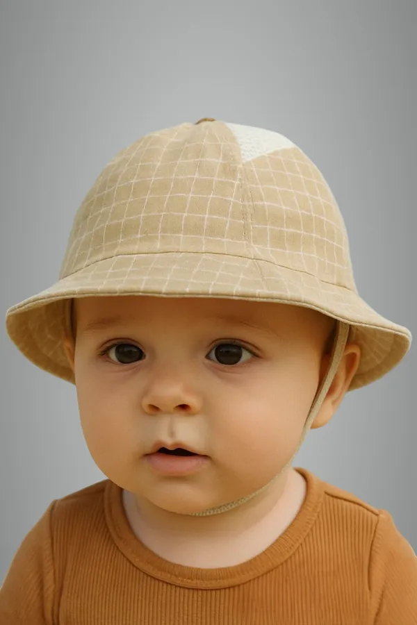 Brown_Pure_Cotton_Cap_For_Boys_&_Girls