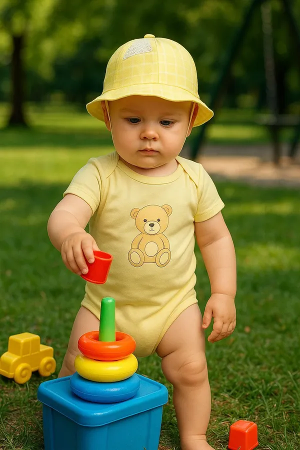 Yellow_Pure_Cotton_Cap_For_Boys_&_Girls