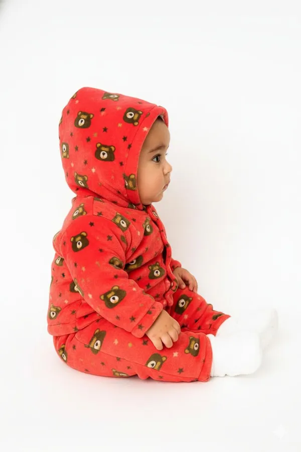 Red_Wool_Casual_T-Shirt_Pyjama_For_Baby_Boys_&_Baby_Girls