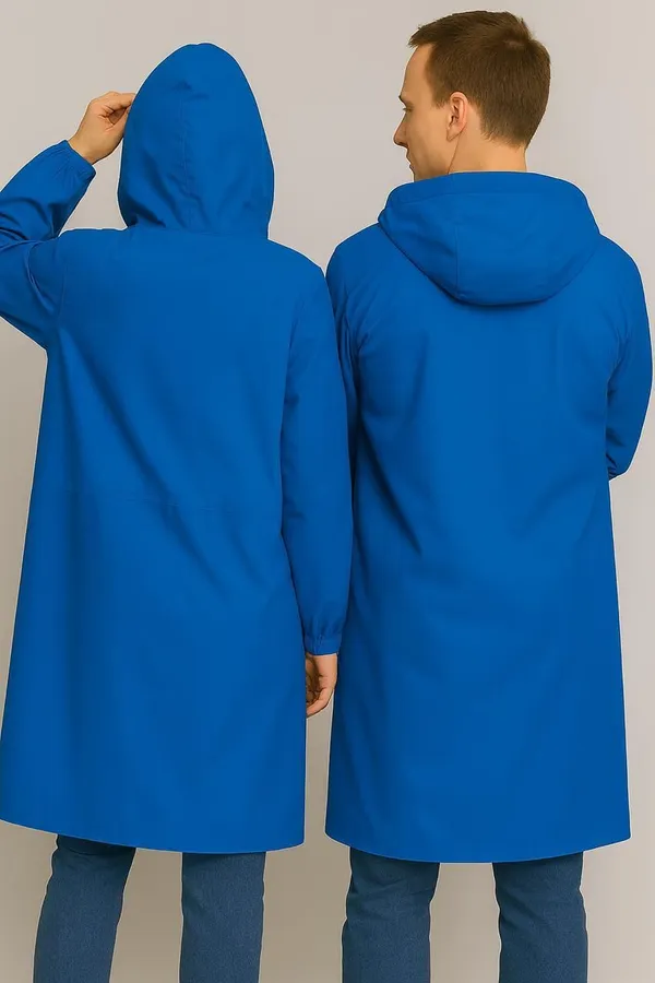 Blue_Polyester_Solid_Raincoat_For_Men_&_Women