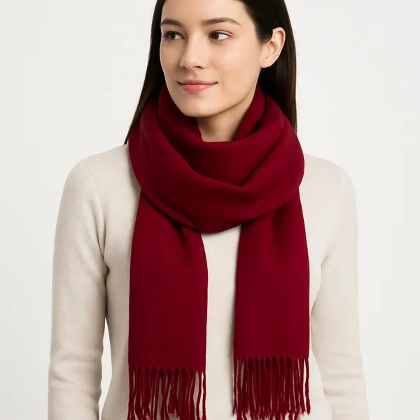 Maroon_Wool_Solid_Shawl_For_Women