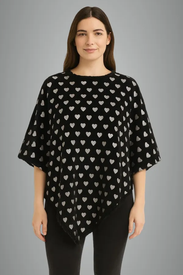 Black_Velvet_Poncho_For_Women