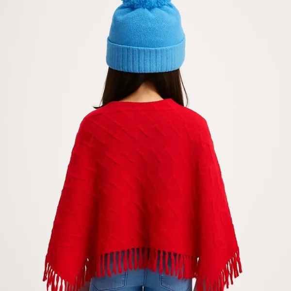 Red_Velvet_Poncho_For_Girls