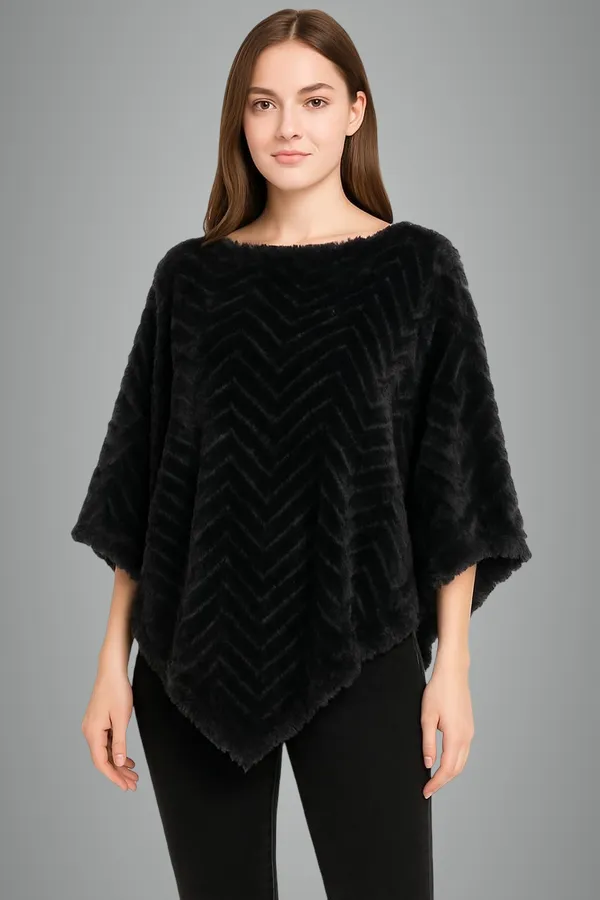 Black_Velvet_Poncho_For_Women
