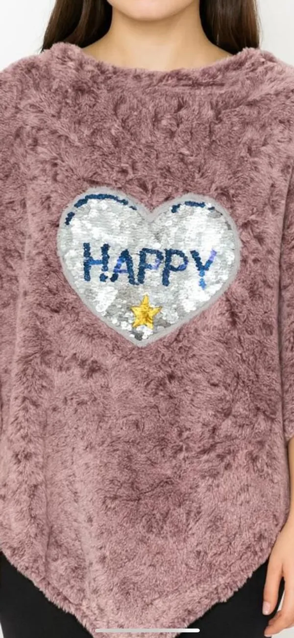 Pink_Velvet_Poncho_For_Women