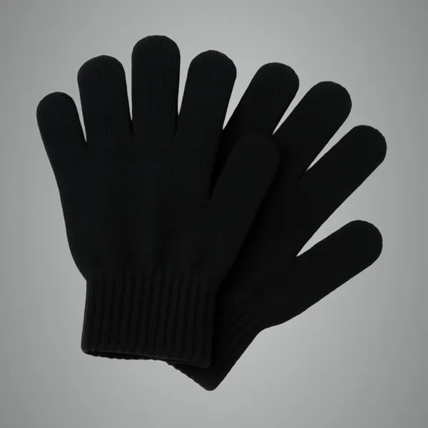 Black_Wool_Blend_Glove_For_Boys_&_Girls