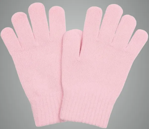 Light_Pink_Wool_Blend_Glove_For_Boys_&_Girls
