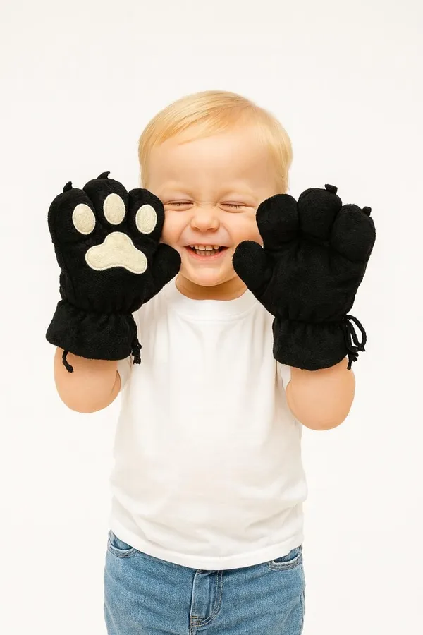 Black_Faux_Velvet_Glove_For_Boys_&_Girls