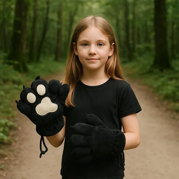 Black_Faux_Velvet_Glove_For_Boys_&_Girls