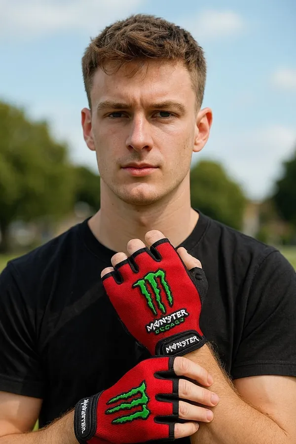 Red_Polyester_Self_Design_Winter_Gloves_For_Men