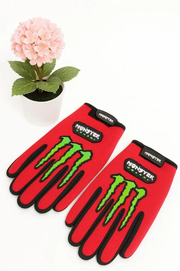 Red_Polyester_Solid_Winter_Gloves_For_Men