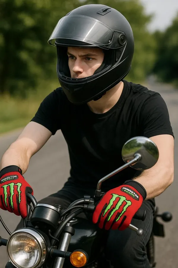 Red_Polyester_Solid_Winter_Gloves_For_Men