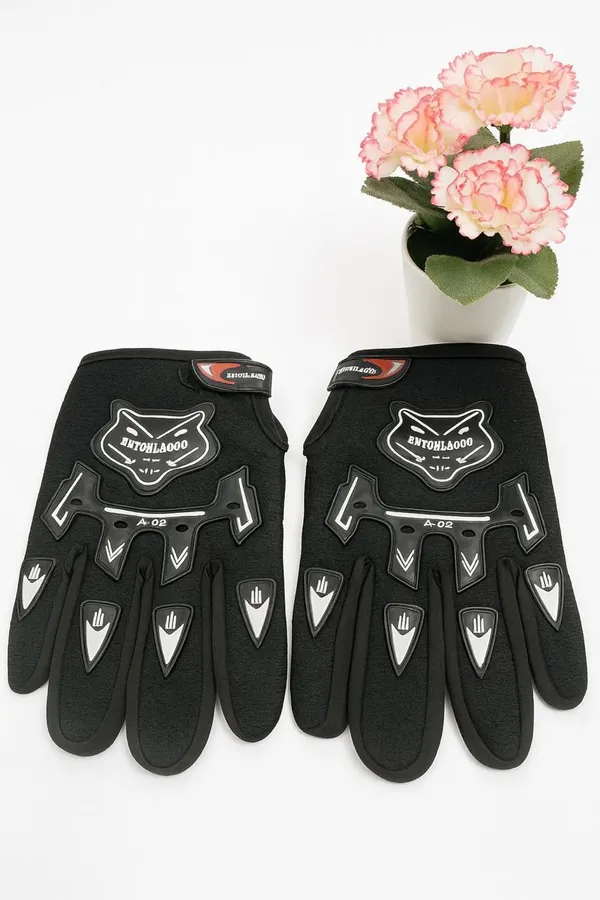 Black_Polyester_Solid_Winter_Gloves_For_Men