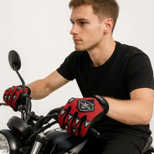 Red_Polyester_Solid_Winter_Gloves_For_Men