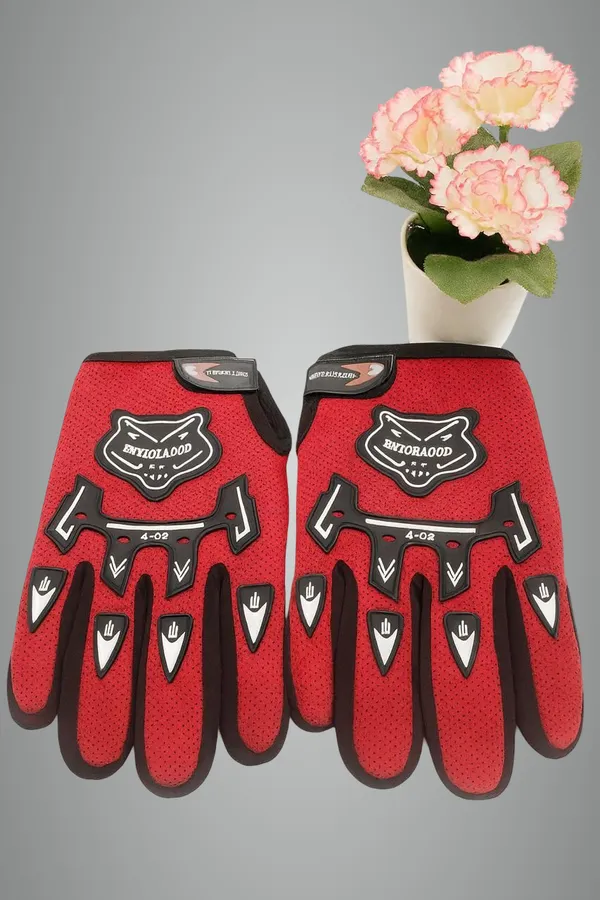 Red_Polyester_Solid_Winter_Gloves_For_Men