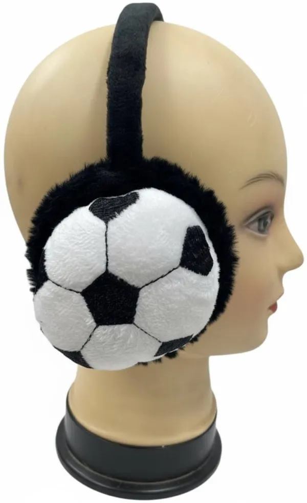 Black_&_White_Soft_Cozy_Fleece_Earmuffs_For_Kids_&_Adults