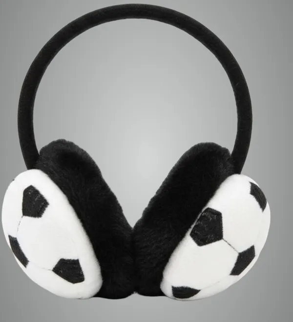 Black_&_White_Soft_Cozy_Fleece_Earmuffs_For_Kids_&_Adults