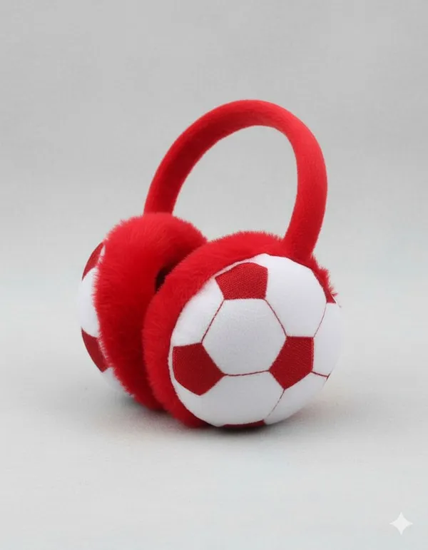 Red_Soft_Cozy_Fleece_Earmuffs_For_Kids_&_Adults