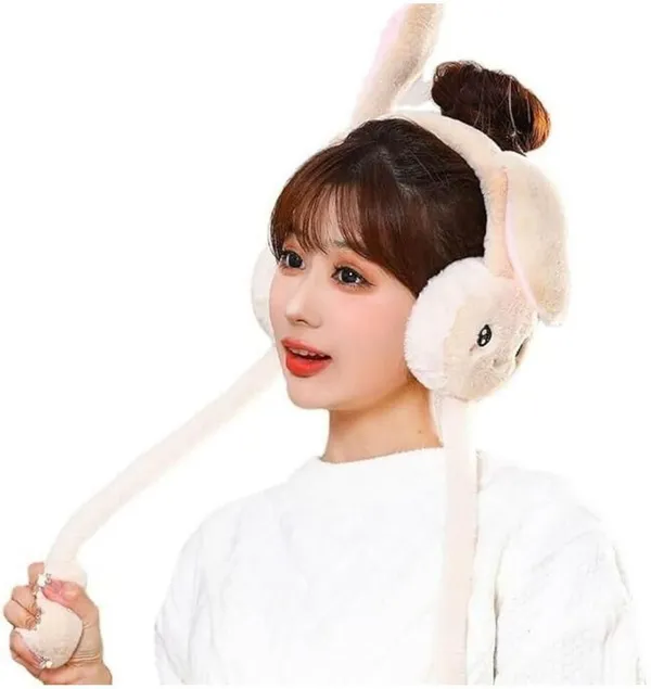 White_Soft_Cozy_Fleece_Earmuffs_For_Kids_&_Adults