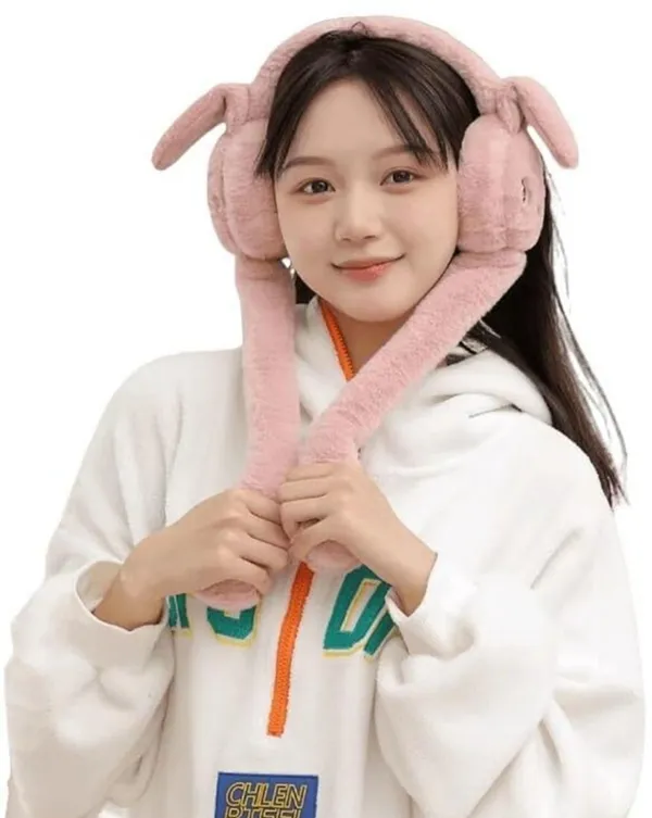 Pink_Soft_Cozy_Fleece_Earmuffs_For_Kids_&_Adults