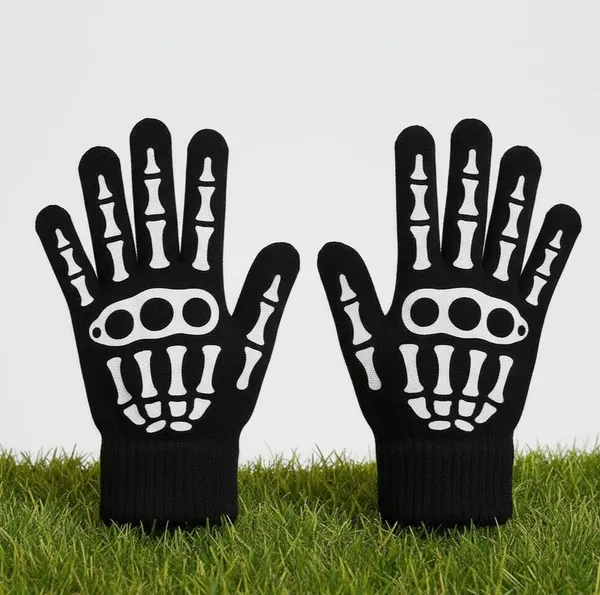 Black_&_White_Wool_Blend_Glove_For_Boys_&_Girls