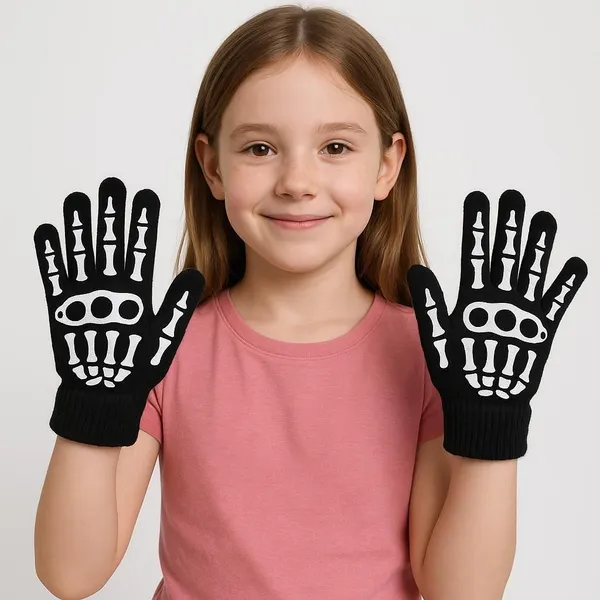 Black_&_White_Wool_Blend_Glove_For_Boys_&_Girls