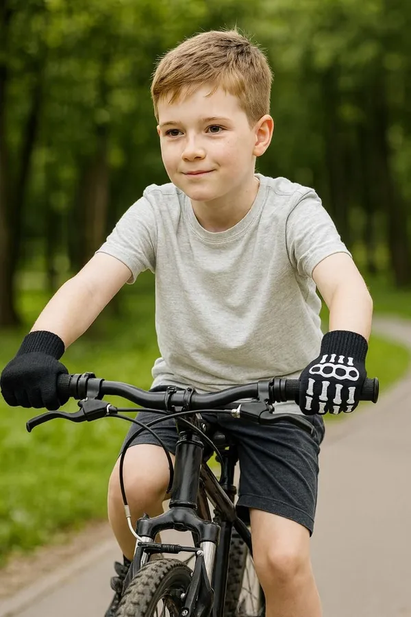 Black_&_White_Wool_Blend_Glove_For_Boys_&_Girls